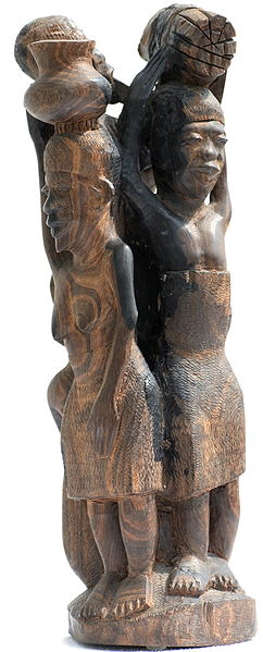 Author: MatthiasKabel, Wikipedia Commons Makonde carving c. 1967